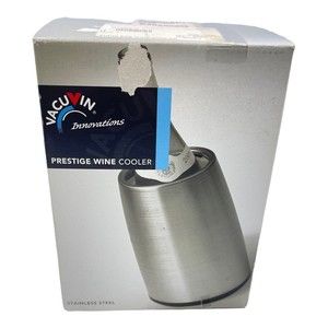 Vacu Vin Prestige Wine Cooler Stainless Steel Rapid Ice Innovations